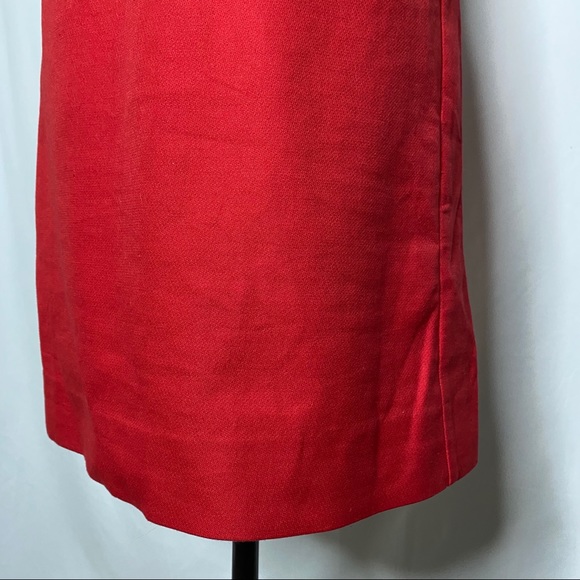 Maeve Anthropologie Red Short Sleeve Bow Dress‎ - Picture 4 of 10